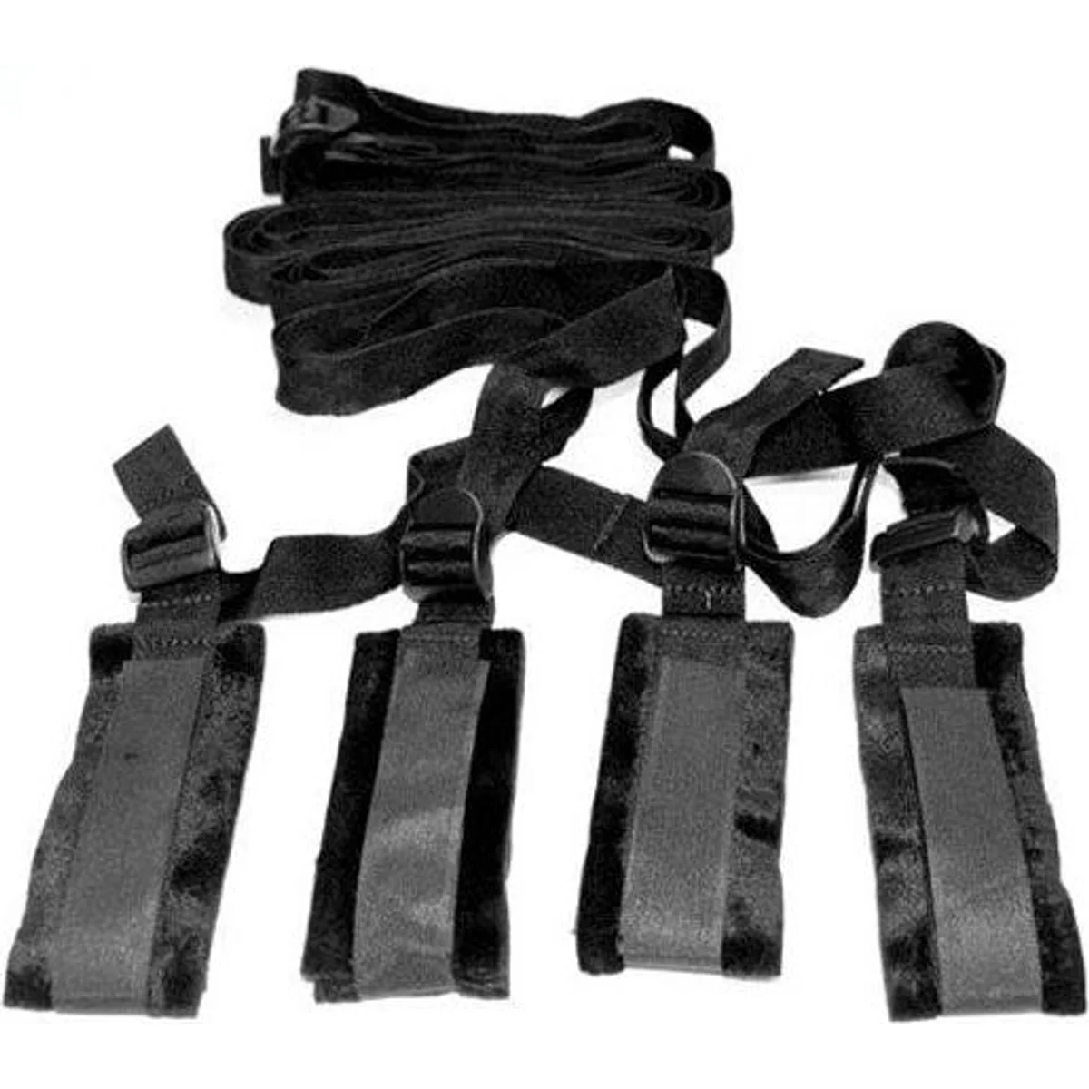 Kit de retenue de lit Sex & Mischief, sangles et menottes
